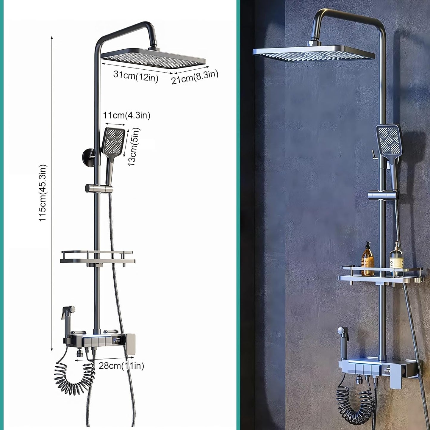 Douche Piano Classic