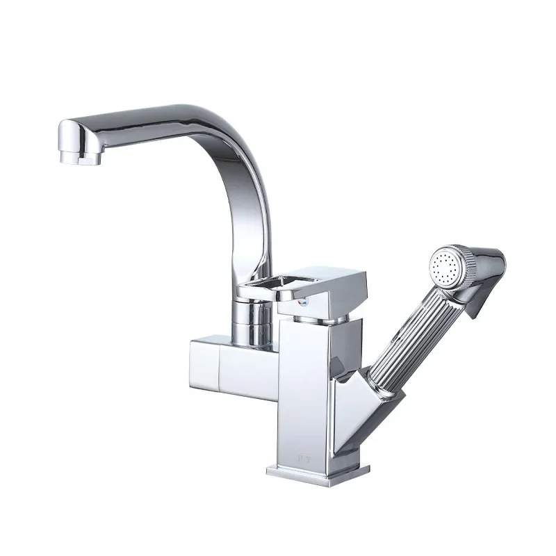 Robinet de cuisine  avec pulvérisateur extractible